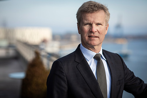 Portrait of Henrik Mulvad, CEO of KPMG Denmark